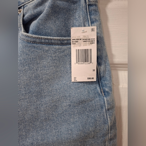 Buffalo David Bitton Women's Light Blue Straight Leg Jeans - Picture 2 of 7